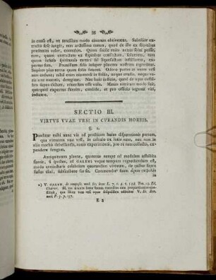 Sectio III. Uirtus Uvæ Ursi In Curandis Morbis.