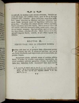 Sectio III. Uirtus Uvæ Ursi In Curandis Morbis.