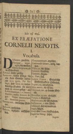 Ex Praefatine Cornelii Nepotis