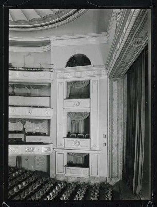 Schauspielhaus (auch: Preussisches Theater der Jugend, Konzerthaus), Berlin: Ansicht Zuschauerraum und Proszenium
