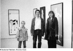 Florian Merkel, Inka Schube und Leo in der Galerie Wohnmaschine, Berlin