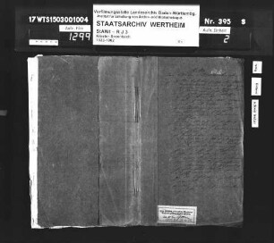 Verschiedene Streitfälle der Abtei Bronnbach wegen des Breitenauer Hofes
