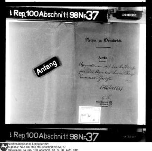 Assignationen auf die Stiftskasse für die Agenten beim Reichskammergericht