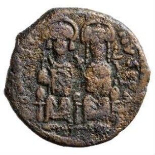Münze, Follis, 572 / 573