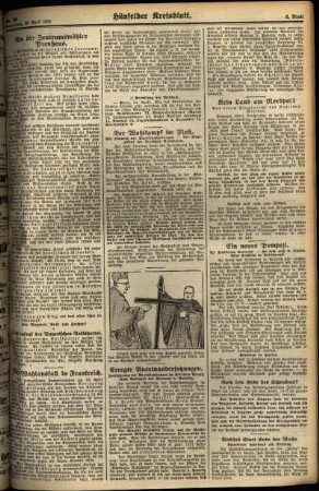 Zweite Ausgabe vom Donnerstag, den 26. April 1928.