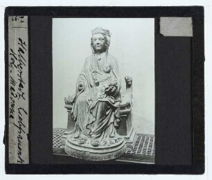unbekannt, Madonna (Holzskulptur) (Domschatz Halberstadt)