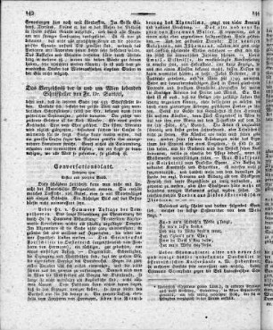 Conversationsblatt.Jahrgang 1820, Erster und zweyter Band.
