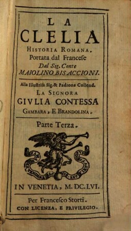 La Clelia : Historia Romana, 3