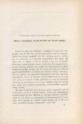 Vier-en-twintigste hoofdstuk. Militaire verrichtingen, tot aan het einde der tweede expeditie