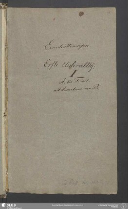 52: Eisenhüttenwesen : Erste Unterabtheilung