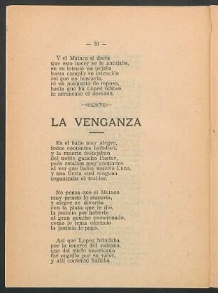 La venganza