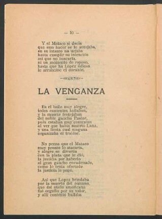 La venganza