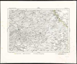 135,D: Krasnystaw, Polen, 1855 : 135,D : Krasnystaw / Entw. u. gez. v. F. Handtke 1855. Schrift v. F. Kunzer. Berge v. H. Müller. - [1:200 000]. - Glogau : Flemming , 1855. - 1 Kt. : Stich. - Maßstabsangabe in graph. Form (geogr. Meile)