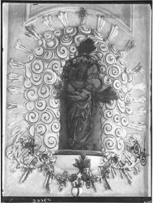 Comburg Madonna unter der Orgelempore