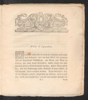 Utile et iucundum.