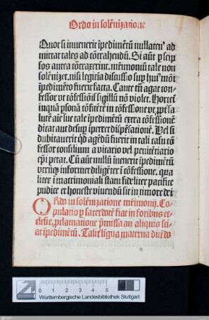 Ordo in solennizatione matrimonij