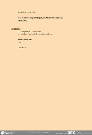 Brief von Heise an Bogumił Šwjela