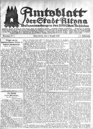 Einiges von der Hamburg-Altonaer Grenze in früheren Jahrhunderten.