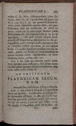 Ad Orationem Platonicam Secundam