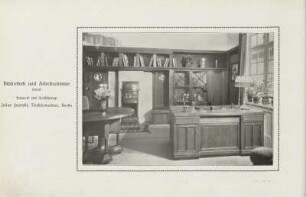 Bibliothek und Arbeitszimmer. Detail