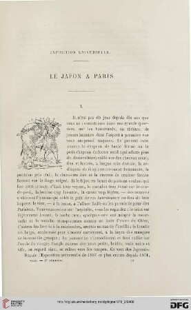 2. Pér. 18.1878: Le Japon à Paris, [1] : exposition universelle