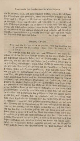 35-67 Kirchengeschichte