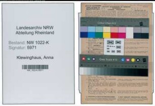 Entnazifizierung Anna Klewinghaus , geb. 01.12.1911 (Buchhalterin)