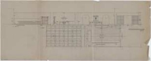 Döllgast, Hans; Varia - Prüfungszimmer Handwerkskammer Augsburg (Grundriss; Deckenspiegel; Ansicht; Schnitt)