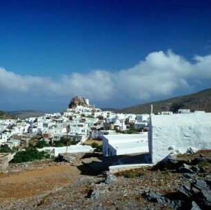 Amorgos. Chora mit dem Kastron