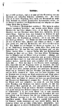 Lesebücher, (Beschaffenheit derselben)