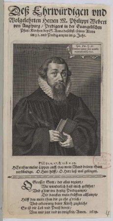 Bildnis des Philippus Weberius