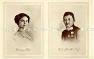 Carl Franz Joseph von Österreich-Ungarn mit seiner Frau