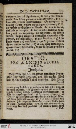 Oratio pro A. Licinio archia poeta