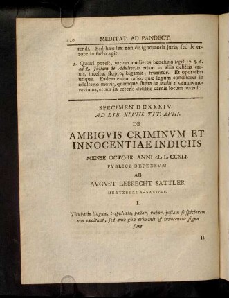 140-154, Spec. 634. De Ambiguis criminum & ...