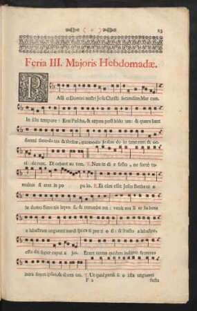 Feria III. Majoris Hebdomadae