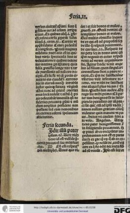 Feria secunda, sermo XXIII.