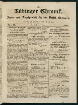 273-292, 8. April (Nr. 69) - 17. April (Nr. 73)