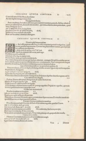 Chiliadis Quintae Centuria II