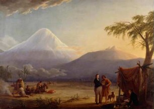 Weitsch, Friedrich Georg: Alexander v. Humboldt und Bonpland am Fuß des Chimborazo, GK I 4145.