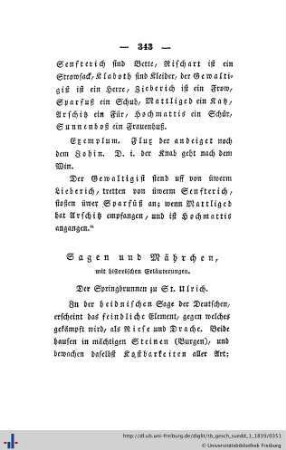 4. Volkssagen, mit historischen Erläuterungen.