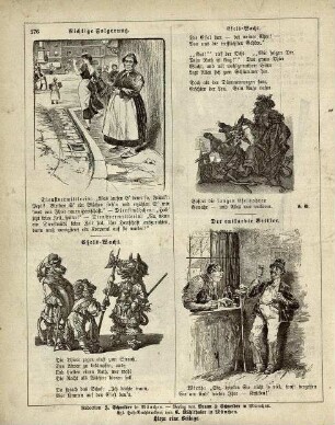 "Richtige Folgerung" "Esels-Wacht" "Der entlarvte Bettler"