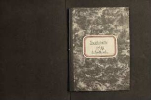 Namensverzeichnis Sterberegister Lemgo 1938 - 1. Halbjahr