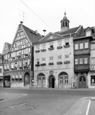 Altes Rathaus (Fachwerkbau); Nidda, Markt 1