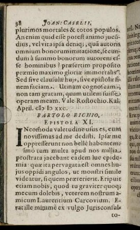 Epistola XI. - Epistola XX.