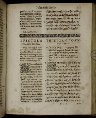 Epistola Iohannis Tertia.