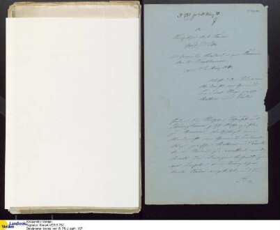 Von W. Fehsenfeld (Blender, Morsum) 1863 beantragte Wind- und Dampf-Kornmühle an der Straße zwischen Amedorf und Oiste; V.