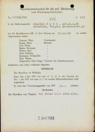 Ruth, Pauline