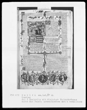Decretum Gratiani, mit Kommentar des Bartholomäus von Brescia — ---, Folio 3rectoBuchseite