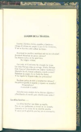 Canción de la tragedia