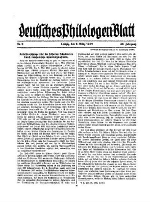 Katastrophengefahr im höheren Schulwesen durch mechanische Sparmaßnahmen